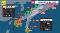 “ダブル台風”今後の進路は？「雨がゴオーッ」九州で災害級大雨　週末にかけ大雨 長期化か　交通に影響も【news23】