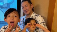【 中村獅童 】陽喜・夏幹兄弟と親子3ショット　夏幹〝また絶対に大五郎をやりたい！〟六月大歌舞伎で「子連れ狼」勤め上げ