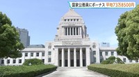 夏のボーナス 国家公務員に平均で約73万8500円支給　国会議員の平均所得も公開 最多は自民党・中西健治衆院議員