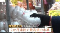 卵の卸売価格 5か月連続で前年を下回る　一方、小売価格は2か月連続で最高値水準に 高値はいつまで…