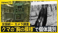 連日の被害「逃げようと思ったらクマが目の前でグワーッと…」7針縫った猟友会メンバー　対策は？“胸の模様”で個体識別　クマの全国統一のカメラ調査始まる【news23】