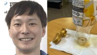 【 ごみ清掃芸人 】ごま油の容器「洗剤で洗わなくても、使った後のキッチンペーパー等を敷いて、ひと晩、逆さにすればプラスチック資源に出せます！」【マシンガンズ滝沢】