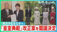 “皇族の養子”に男子誕生なら…「皇室典範」の改正案を閣議決定　“皇位継承”規定【サンデーモーニング】