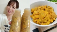 【 皆藤愛子 】　南三陸から届いたウニで「届いて5分後にはウニ丼に」　「とっても美味しかったぁぁぁ　驚きの甘さ！！！」と大満足