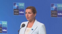「グリーンランドは売り物ではない」デンマーク首相が反論　NATO首脳会議出席のトランプ氏「グリーンランドは米が領有すべき」主張に対し