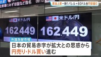 円安進む1ドル162円台前半で推移　アメリカ・イラン攻撃応酬受け原油価格上昇で　一時1バレル＝80ドル台