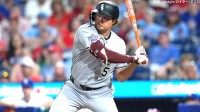 村上宗隆 剛腕ミラーの全球ストレートに真っ向勝負で空振り三振、山本は出場なし ア・リーグ快勝 MVPは先制打のベリンジャー