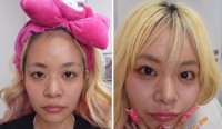 【エルフ・荒川】新手法メイクに挑戦 メイク前→メイク後のビフォーアフターを公開「裸眼でも可愛い」「すっぴんでも可愛すぎ」反響相次ぐ