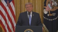 トランプ大統領「中国が有権者データ不正取得」国民向けテレビ演説