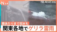 関東でゲリラ雷雨　八王子など一時「レベル4大雨危険警報」　3連休も全国的に雷雨や突風に警戒