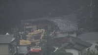 栃木・足利市の土砂崩れ　倒壊の住宅で男性発見も死亡確認