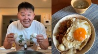 【 花田虎上 】　「妻にはビビンバ、私のはもっとヘビー」朝から豪快すぎる自家製“メガ盛り丼”が話題
