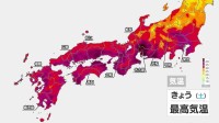 危険な暑さと雷雨　史上初5日連続酷暑日か　北陸・東北は梅雨末期の大雨
