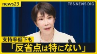 高市総理「反省点は特にない」「支持率下落の原因は分からない」迫る？総理の政治決断 “消費減税”は実現するのか…【news23】