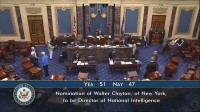 米連邦議会上院　国家情報長官に元米証券取引委・委員長で連邦検事のクレイトン氏を充てる人事案を承認