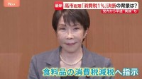 食料品の消費税「実質ゼロ 」へ　高市総理“トップダウン”での意思表明　自民党内でも異論根強く…意見集約に向けた議論は難航か