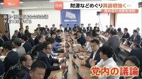 食料品の消費税減税1％引き下げ 賛成意見ある一方…「やっぱり財源がない」 自民党で反対論根強く 来週月曜日も議論の予定