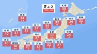 【気象予報士解説】関東は気温大幅ダウン 西日本は記録的猛暑の所も…熊本は40℃予想　台風13号は4日に小笠原諸島に接近の見込み