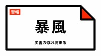 【暴風警報】鹿児島県・奄美市、大和村、宇検村などに発表 16:24時点