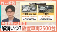千葉豪雨で放置車両が2500台…追突事故の危険も　水没時の対応と知っておくべき車両保険【Nスタ解説】