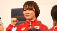 レスリング藤波朱理「挑戦する姿が勇気や希望に繋がることを願う」“連覇”狙う“負けなしの女王”が代表挨拶　アジア大会開会式まで1か月【結団式】