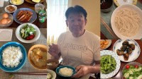 【 花田虎上 】　大きなお茶碗の「卵かけご飯」や「水沢うどん」豪華な朝食＆夕食を公開　元横綱らしいパワフルな朝夕の食卓にファンほっこり