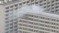 【速報】逃げ遅れ1人か 11階建て団地で火事 はしご車など25台が消火活動 東京・江東区