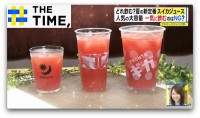 「スイカジュース」なぜブーム？大容量“バケツドリンク”や“ギガサイズ”も人気【THE TIME,】