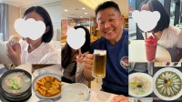 【 花田虎上 】　韓国旅行3日目のブログ更新　家族で韓国グルメをフルコース満喫　あわび粥・参鶏湯・話題のドバイチョコ大福まで「食べ歩きの1日」
