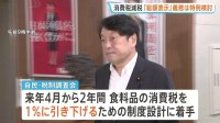 食料品の消費税減税に向け自民党が制度設計の議論スタート　「総額表示」義務づけへの対応など意見交換