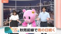 【8月28日 関東の天気】秋雨前線で雨の日続く