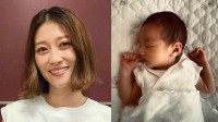 【第一子出産・原幹恵】赤ちゃんの寝顔を公開「小さな命はとても愛おしく」 ファンから祝福続々