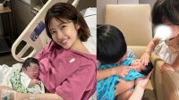 【 舟山久美子 】　第3子 男の子出産を報告　初の海外・シンガポールで「2962gの元気な男の子を無事に出産しました」
