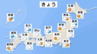 きょう（13日）秋雨前線の影響で日本海側中心に雨の量が多くなるおそれ　前線から遠い北日本は晴れ間がある予想