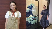 【 岡田結実 】　「26歳でもまだオーバーオールって似合うもんなんかねぇ」ギャル風から北斎バックの紺ドレス、黒髪変化まで…多彩なオフショットに絶賛の嵐