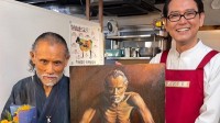 ヨガ姿【 片岡鶴太郎 】ナイツ土屋が油彩で描く「陰影やあばら骨まで細やかに」　精細さと迫力にフォロワー「魔除けに欲しい」