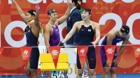 最終種目女子4×100mメドレーリレーで銀メダル　白井、鈴木、池江、池本でつなぎ、今大会競泳陣37個目のメダル【アジア大会】