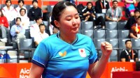 張本美和、女子シングルスで銅メダル以上確定！北朝鮮の選手にストレート勝利で準決勝進出【アジア大会・卓球】