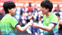 張本智和・篠塚大登ペア、44年ぶりの金メダルならず　男子ダブルスで世界ランク2位の中国ペアに敗れ銀メダル【アジア大会・卓球】