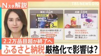 ふるさと納税“2万品目超”終了へ…ルール厳格化で影響は？10月から“ビール”の税率も変化【Nスタ解説】