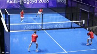 大会初採用のパデル、“二刀流”の畠山成冴・富田一輝ペアが準々決勝へ　女子ダブルスもベスト16進出【アジア大会】