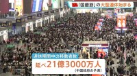 中国「国慶節」大型連休始まる　21億3000万人が大移動　人気旅行先に日本はトップ10に入らず