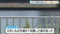 発見の骨に細かく切断した痕　逮捕の医師「骨と体の部分は別々に切断して捨てた」妻の遺体を川に遺棄した疑い　兵庫・尼崎市
