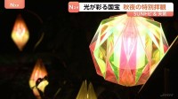 「とても豪華で素敵…」国宝・久能山東照宮で特別拝観　夜の境内彩る「折り紙」テーマの幻想的なライトアップ【SUNトピ】