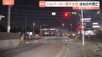 シルバーカーのタイヤが踏切内の溝にはまり立ち往生か　70代の女性が電車にはねられ死亡　神奈川・藤沢市