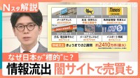 サイバー攻撃のAI活用が「去年比56％増」…闇サイトで売買も 相次ぐ情報漏えい なぜ日本が“標的”に？【Nスタ解説】