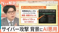 サイバー攻撃の裏に“AIの悪用”か　約40分で1200回攻撃も…3週間で8000万件流出「セルフ診断」で防げるか【Nスタ解説】