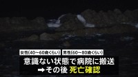 海岸で「男女2人が溺れている」と通報　2人は意識ない状態で病院に搬送、死亡確認　茨城・ひたちなか市