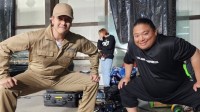 VIVANT【 ドラム＆ゲルン 】貴重な2ショット公開「元力士の僕に、相撲を教えてほしいと言ってくださったので、撮影の合間に相撲講座をさせていただきました」