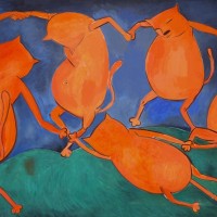 猫を愛し、その魅力を芸術作品に残した画家、アンリ・マティス　フランス